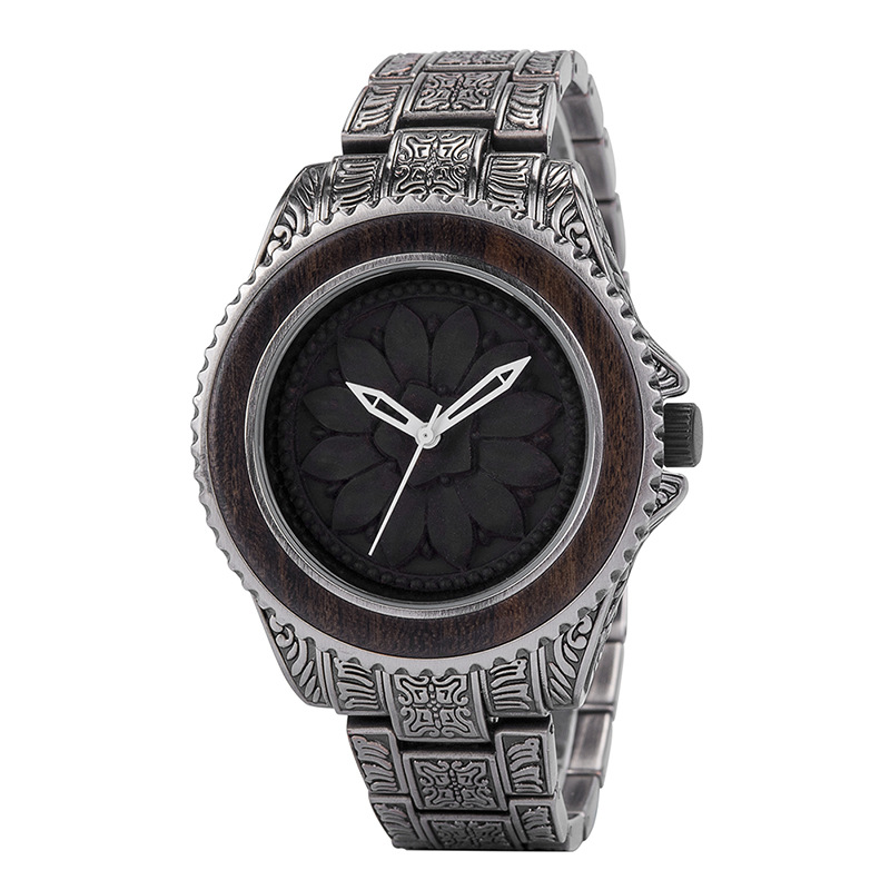 Wooden Watch Quartz Decoration photo 5