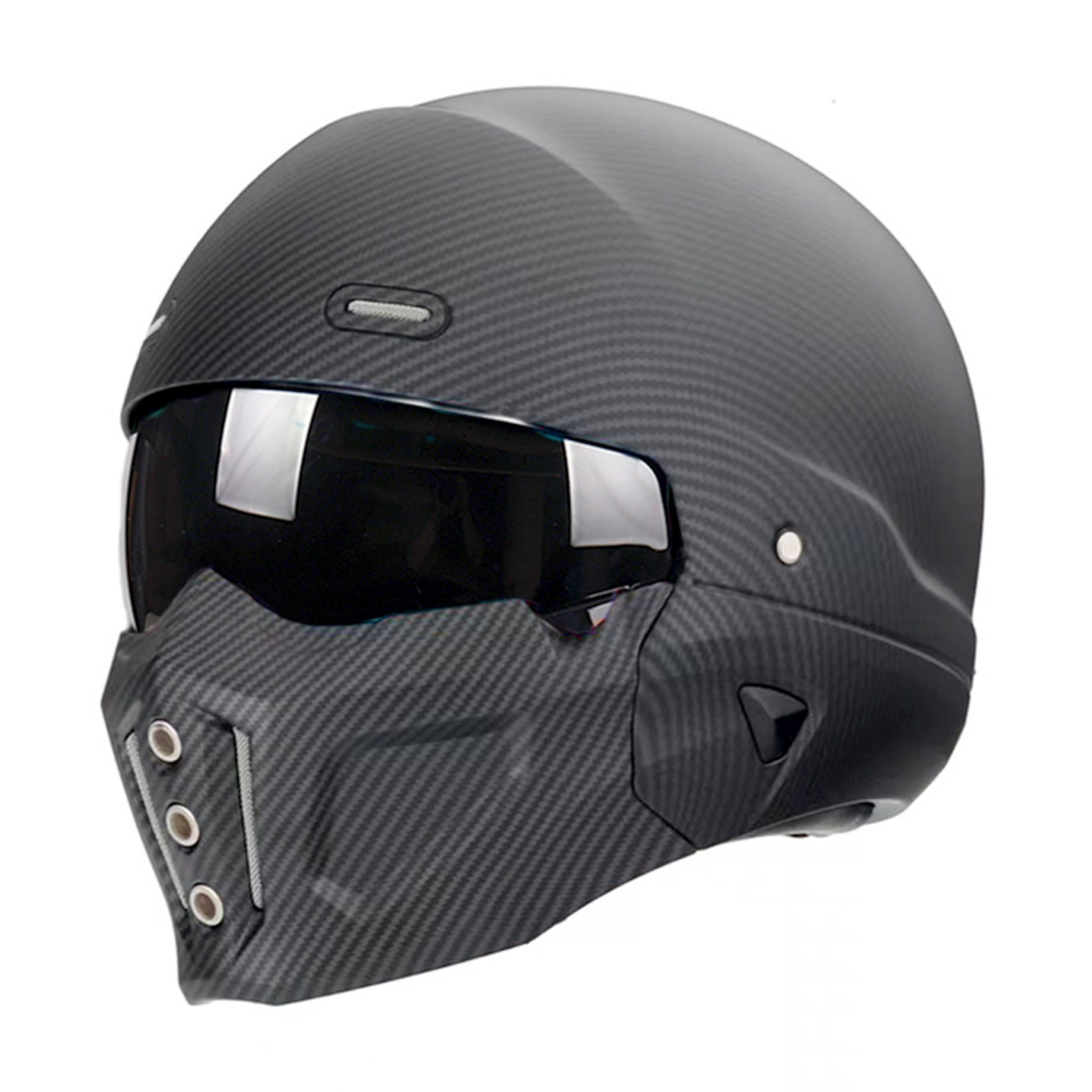 Retro All-Season Motorcycle Helmet photo 2