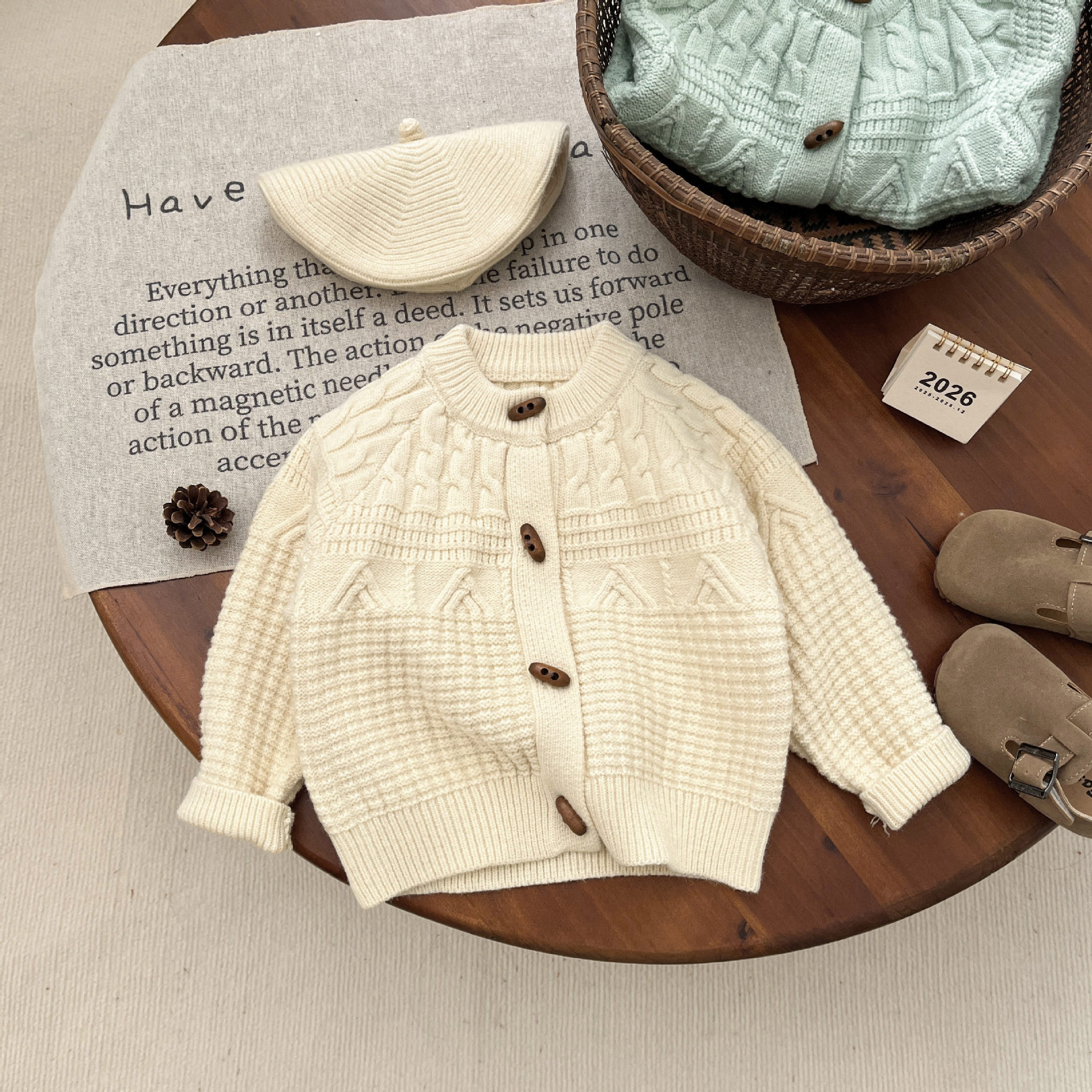Childrens Fashion Knitted Cardigan Jacket photo 8