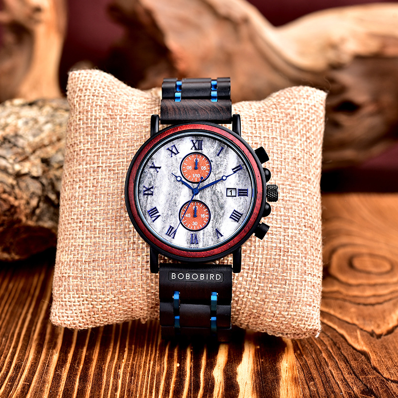 Unisex Wooden Quartz Decoration Watch photo 4
