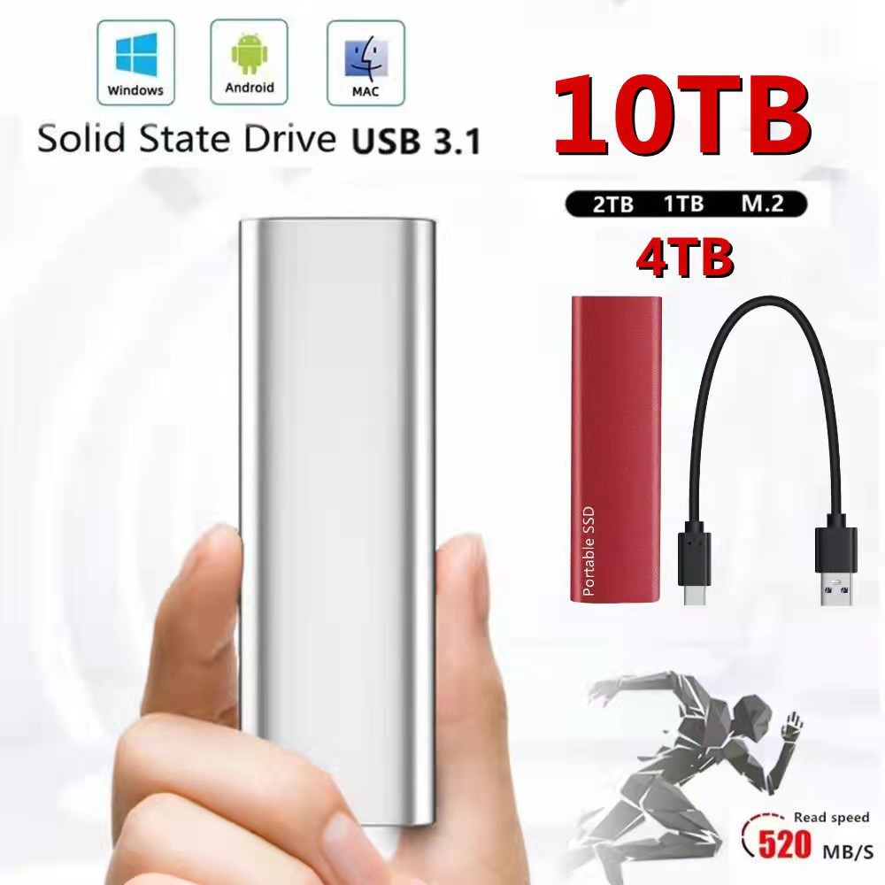Cross-border Hot Mobile SSD Expansion High-speed Transmission Mobile Hard Disk photo 5