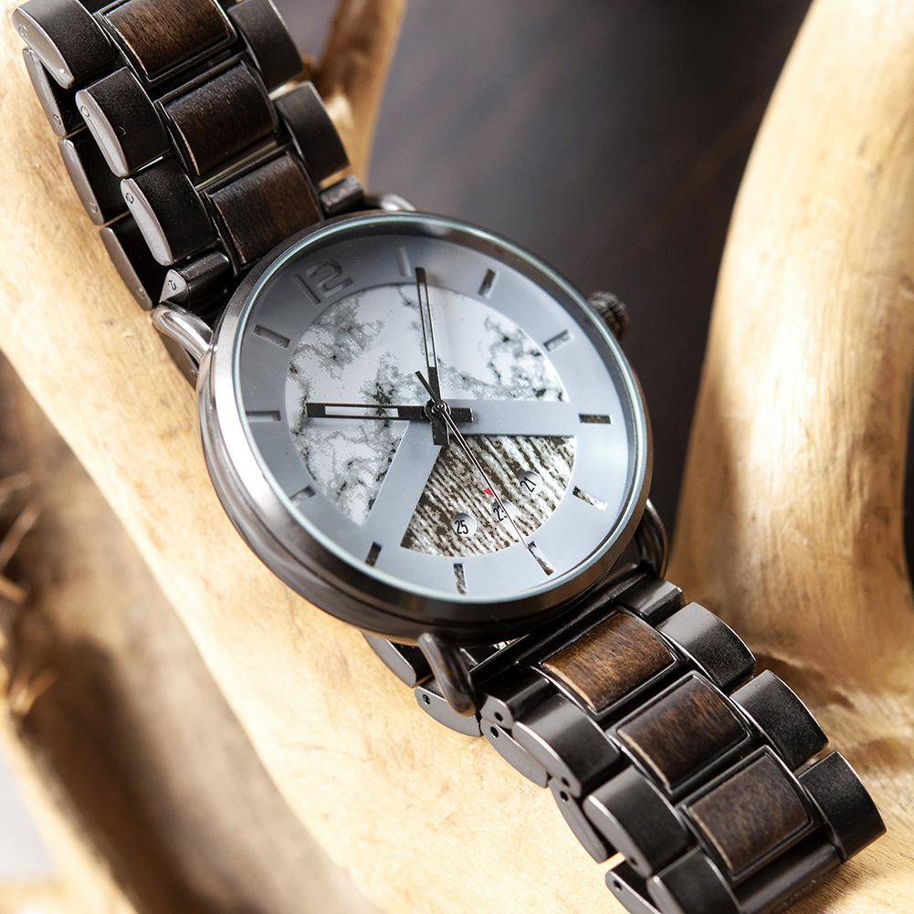 Mens Sporty Wooden Watch R30 photo 4