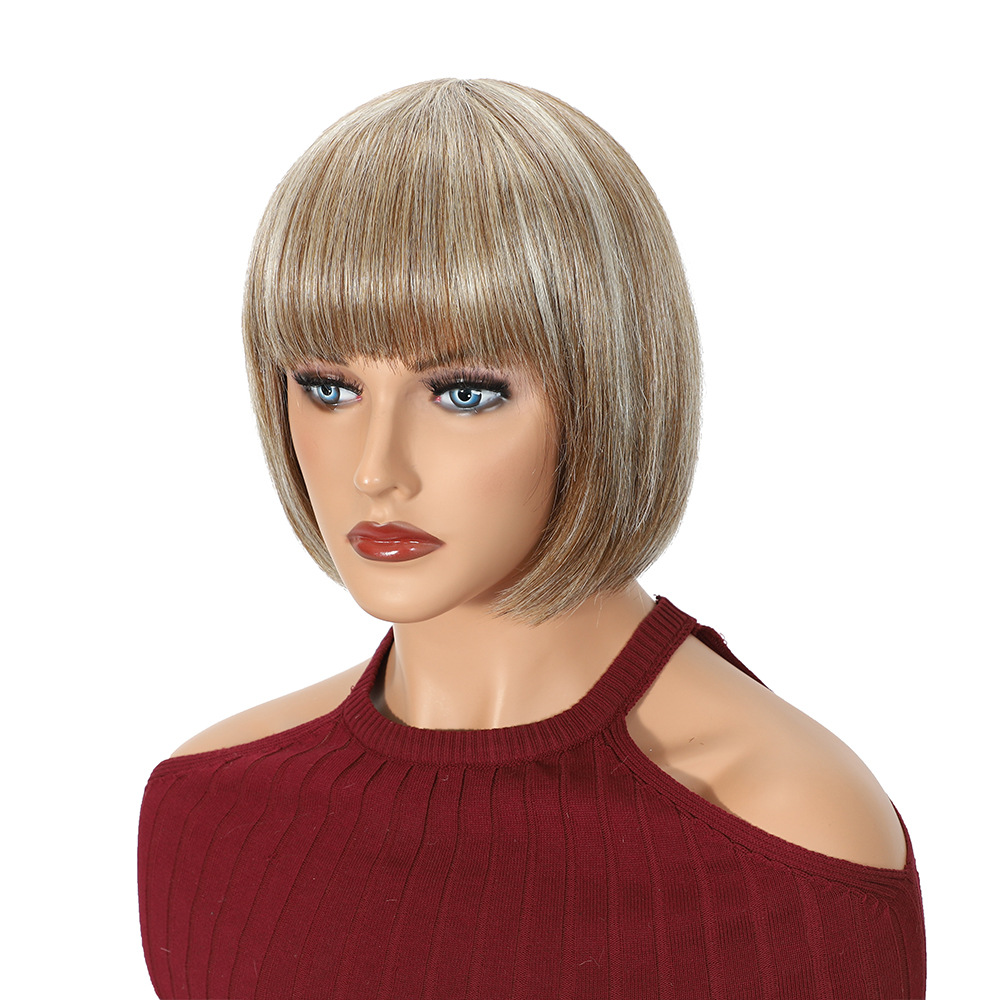 European And American Human-hair Wigs Lace-free photo 5