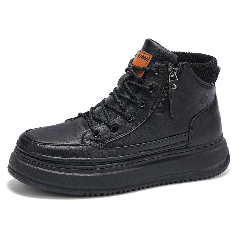 Casual High-top Leather Shoes Men's Martin Boots photo 5
