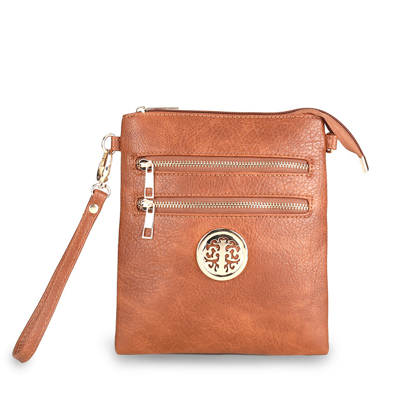 Unisex Solid-color Crossbody Handbag Casual And Versatile Single-shoulder Bag photo 3