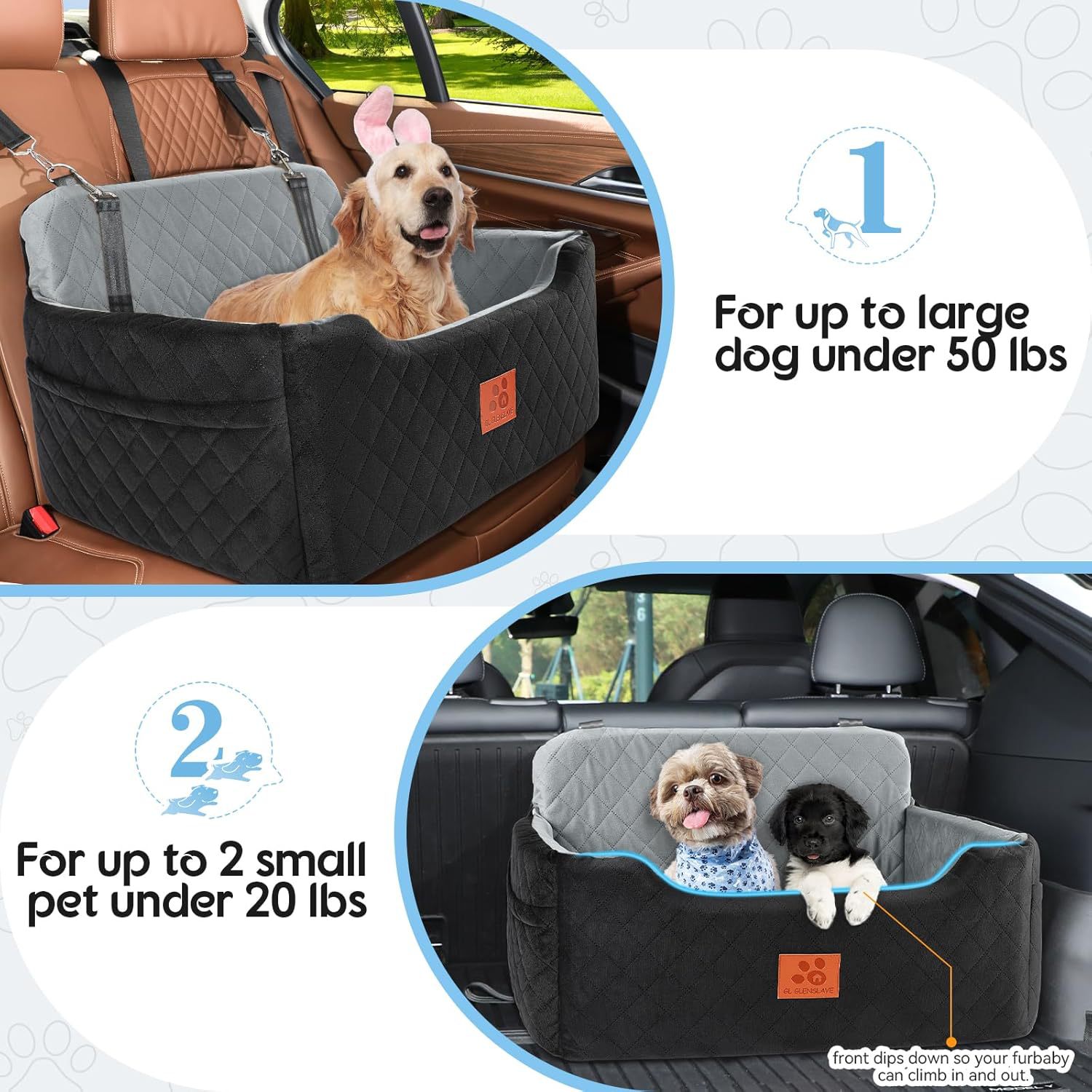 Dual-use Car And Home Seat Mat Car-mounted Dog Bed photo 6
