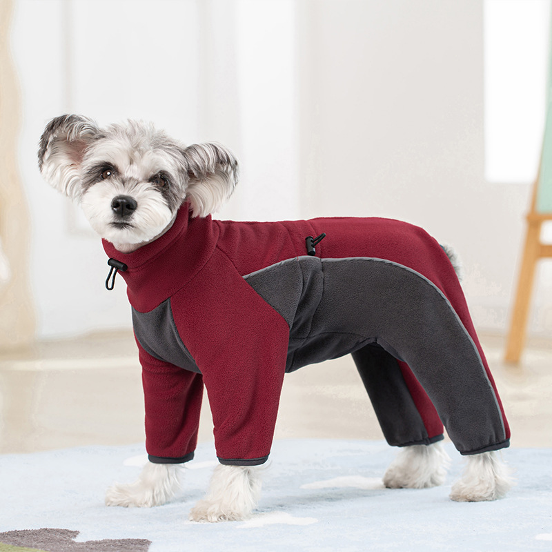 Pet Dog Clothing Warm Four-legged Cotton Coat photo 6