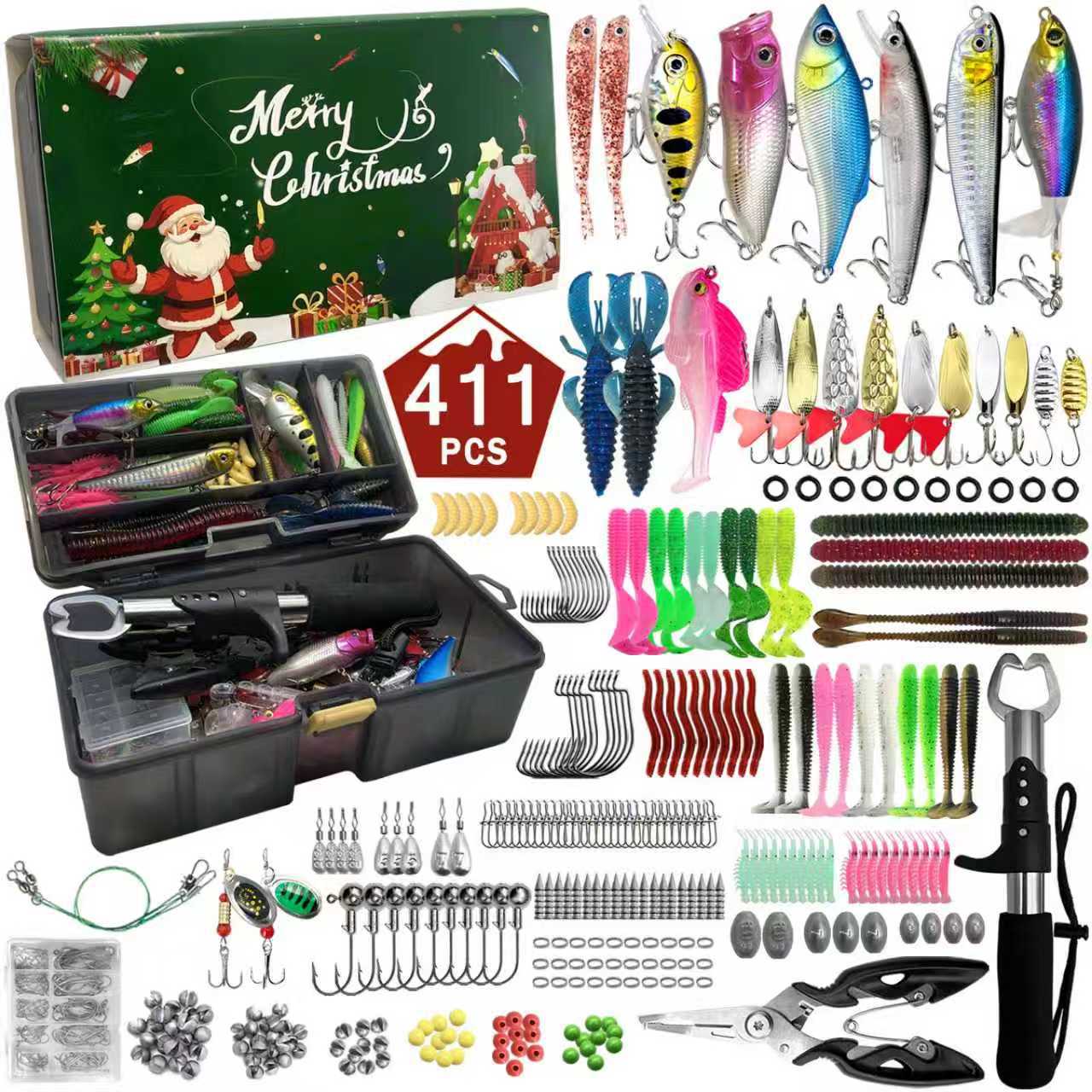 Christmas Fishing Lure Gift Box Blind Box Lure Set photo 5