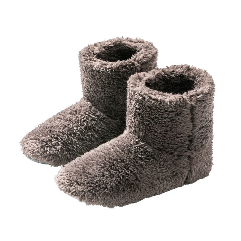 Household Japanese-style Closed-toe Plush Slippers photo 5