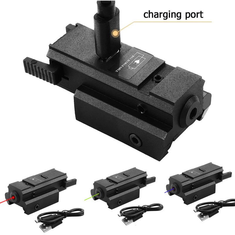 Rechargeable Low-base Rail Laser Sight With A Type-C Port photo 1