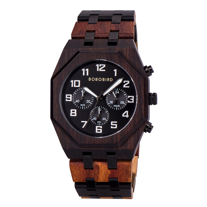 Wooden Watch T92 Quartz Decoration photo 2