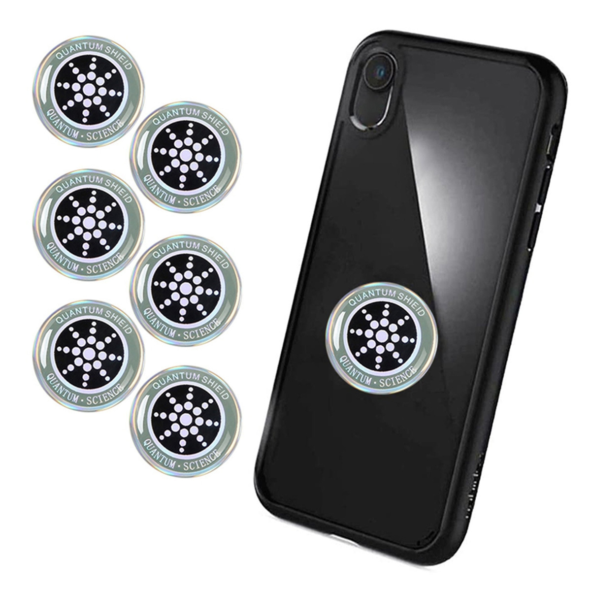 Negative Ion Shield 6pcs 5G Version Radiation-Proof Protective Sticker For Mobile Phones photo 1