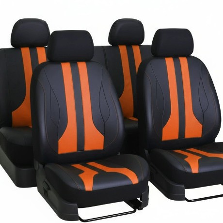 All-Leather Universal Diamond-Quilted Car Seat Covers photo 1