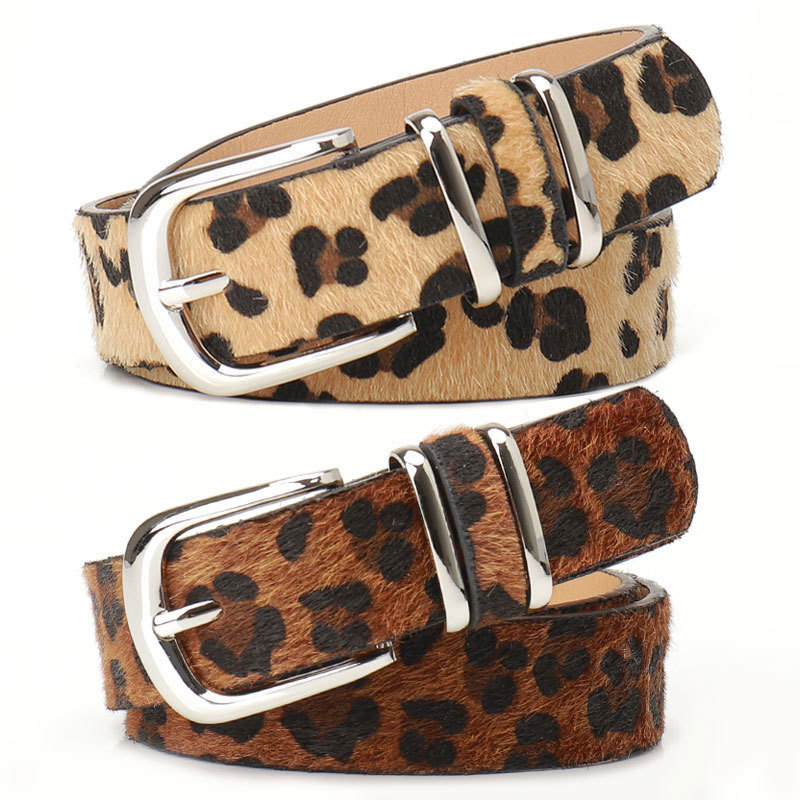 Womens Leather Belt Trendy European American Style Versatile For Coats And Trousers photo 1