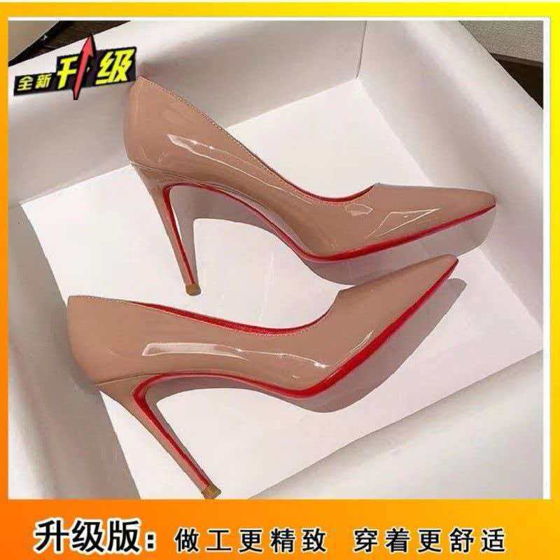 Black High-heeled Womens Shoes Stiletto HeelSpringautumn photo 2