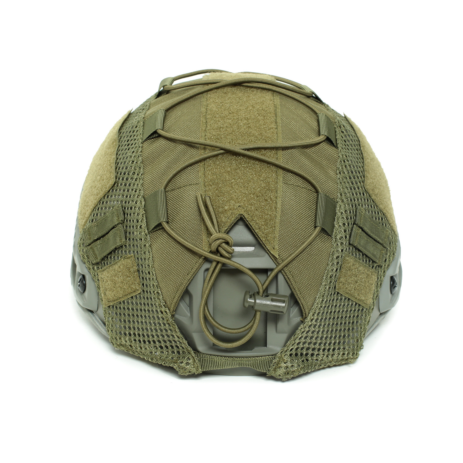 Camouflage Helmet Cover With Elastic Cord Tactical Camouflage Helmet Cover photo 6