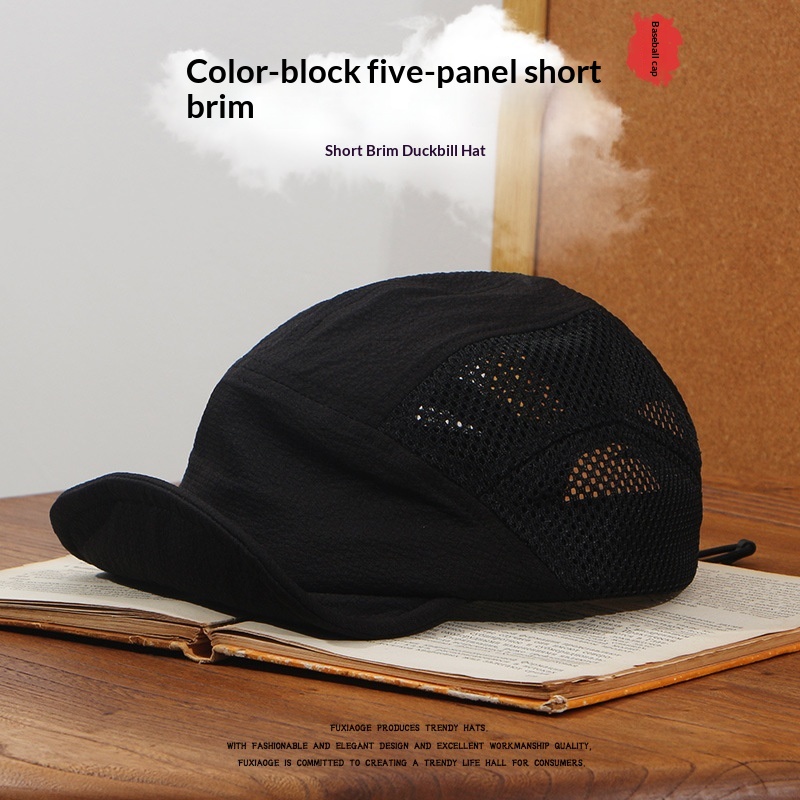 Breathable American-style Short-brim Hat For Men photo 7