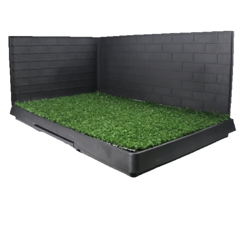Three-sided Fenced-in Artificial Grass Dog Toilet photo 2