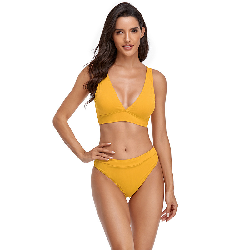 Push-up Form-fitting Bikini With A High-end Backless Design photo 8