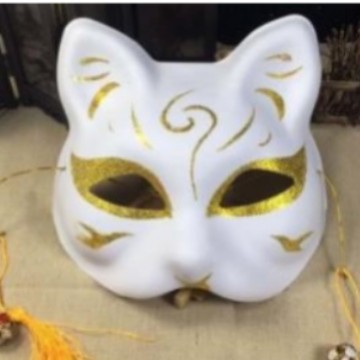 Internet-famous Japanese-style Selfie Half-face Mask Anime photo 2