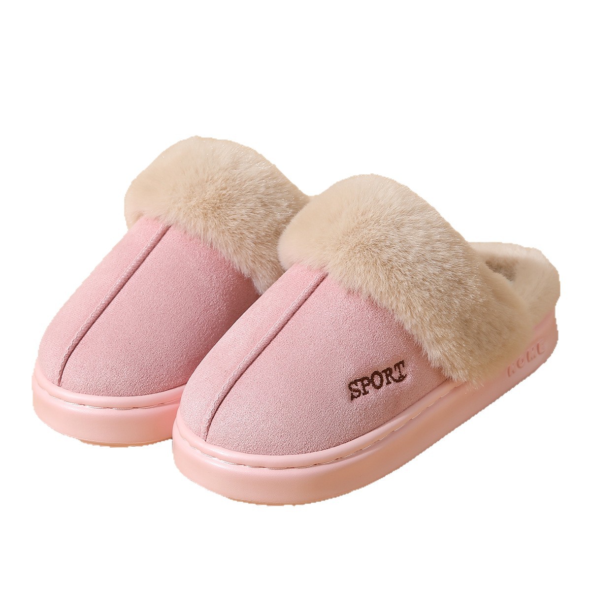 Outdoor Thick-soled Non-slip Cotton Slippers photo 8