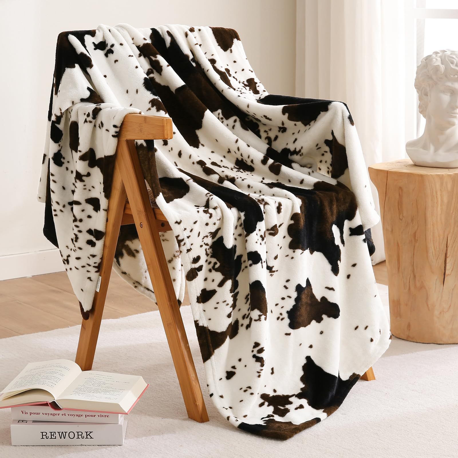 Classic Leopard-print Flannel Blanket Modern Style photo 6