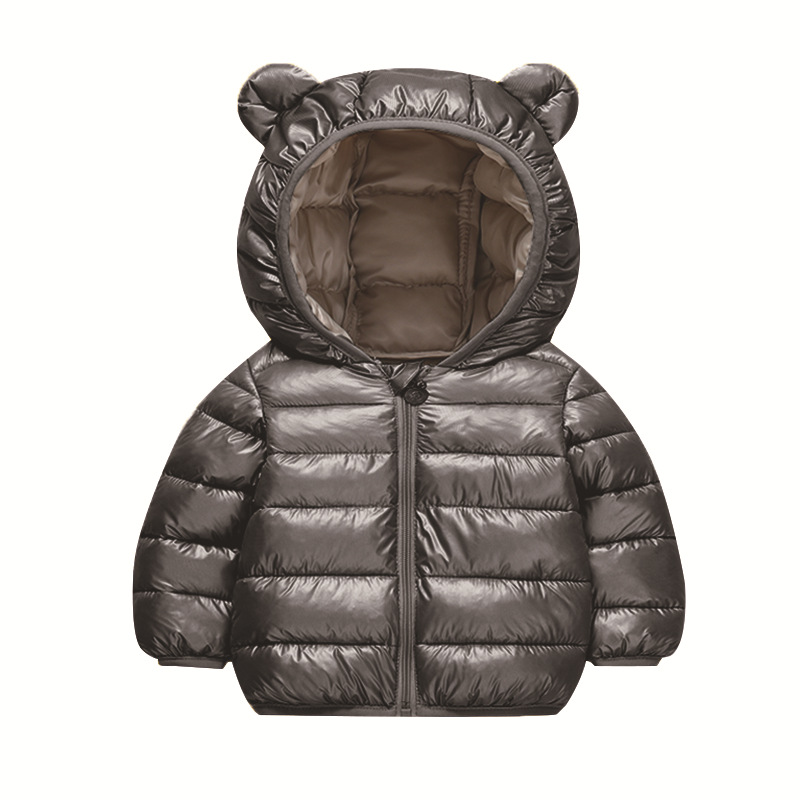 New Spring Autumn And Winter Solid-color Versatile Cotton Coat For Children photo 6