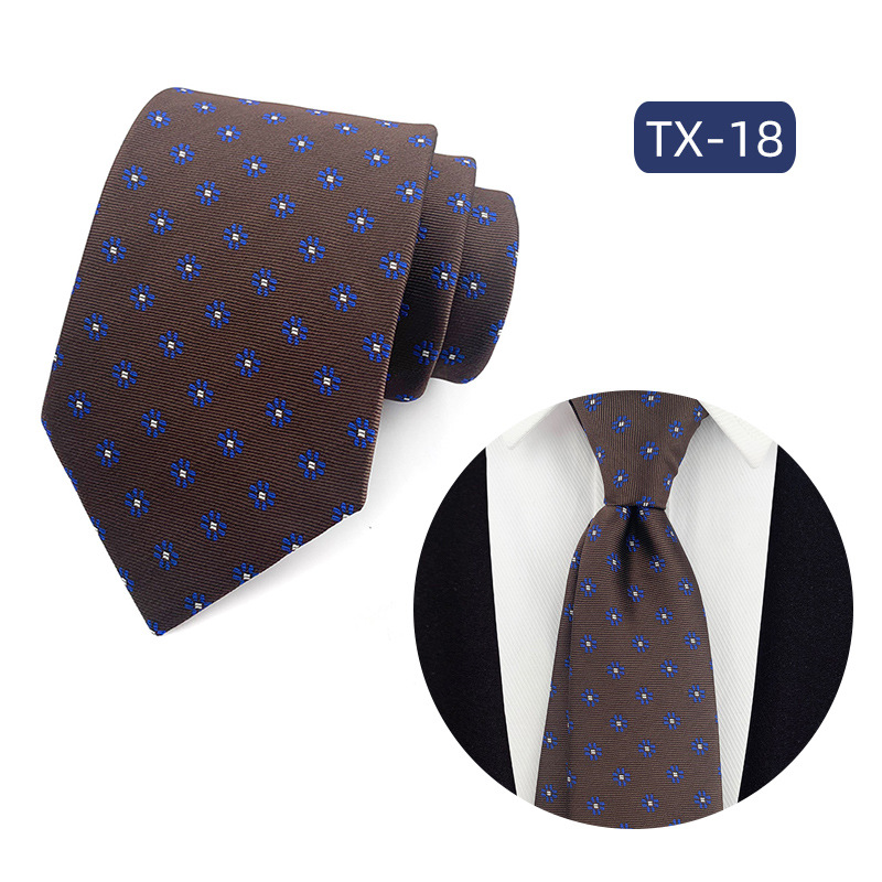 Mens Jacquard Woven Business-casual Tie photo 2