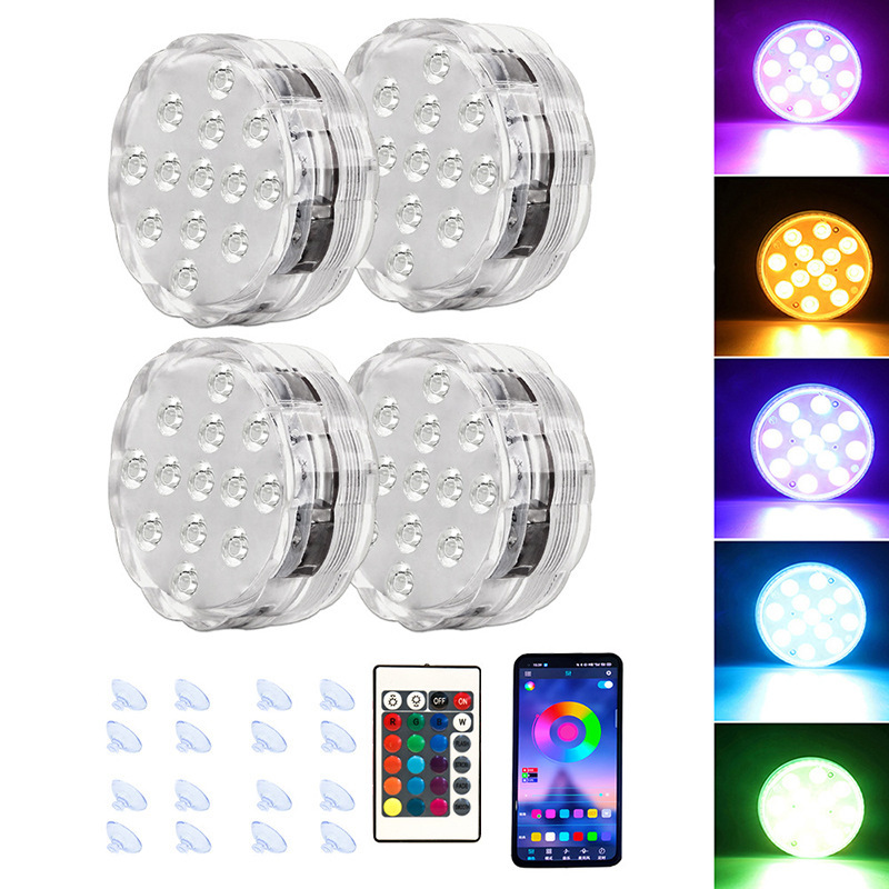 LED Remote-controlled Waterproof Pool Light photo 5