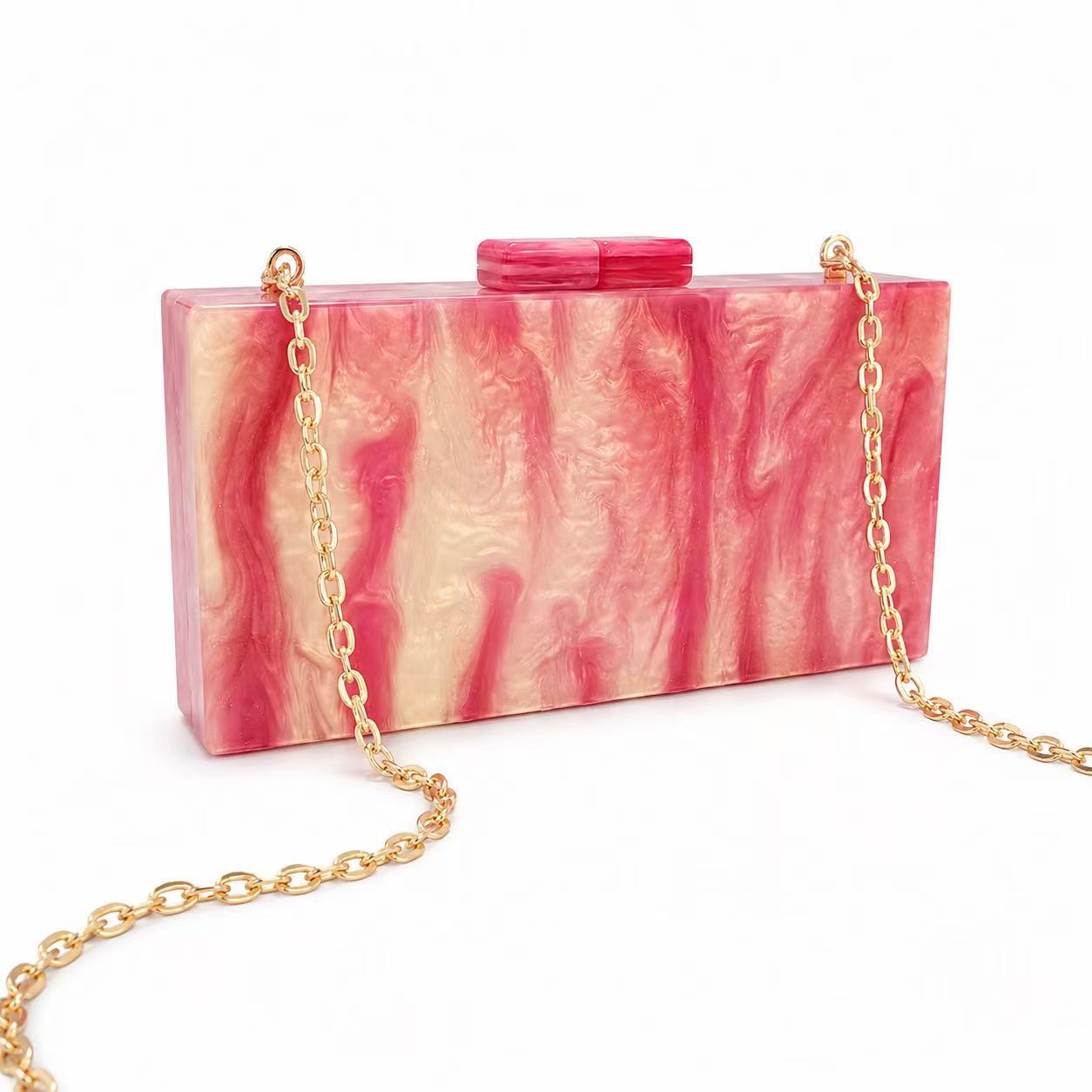 Starry Sky Acrylic Evening Shoulder Bag photo 4