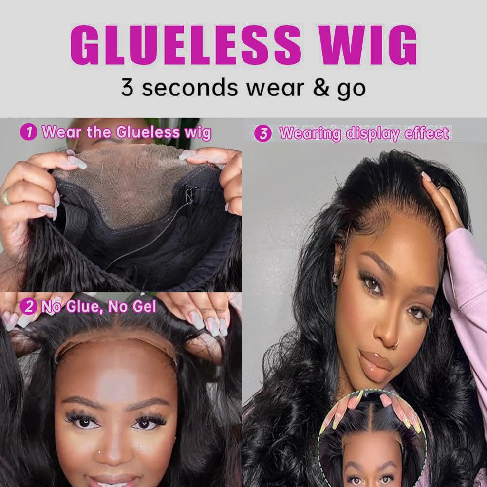 European And American-style Long Black Large-wave Synthetic Wig photo 3