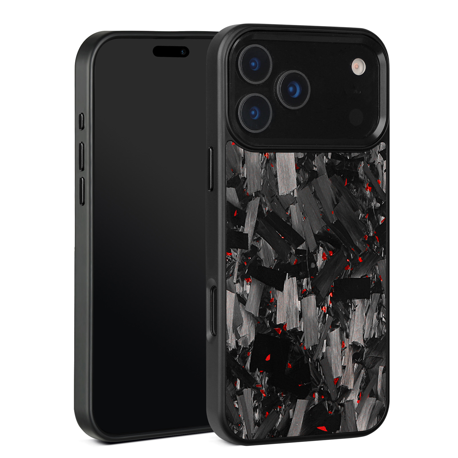 Metal-frame Forged-pattern Phone Case photo 2