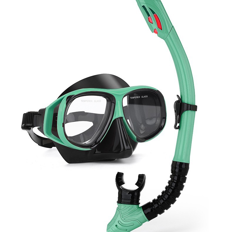 Diving Set Mask And Dry Snorkel With Myopia Option Availabl photo 3