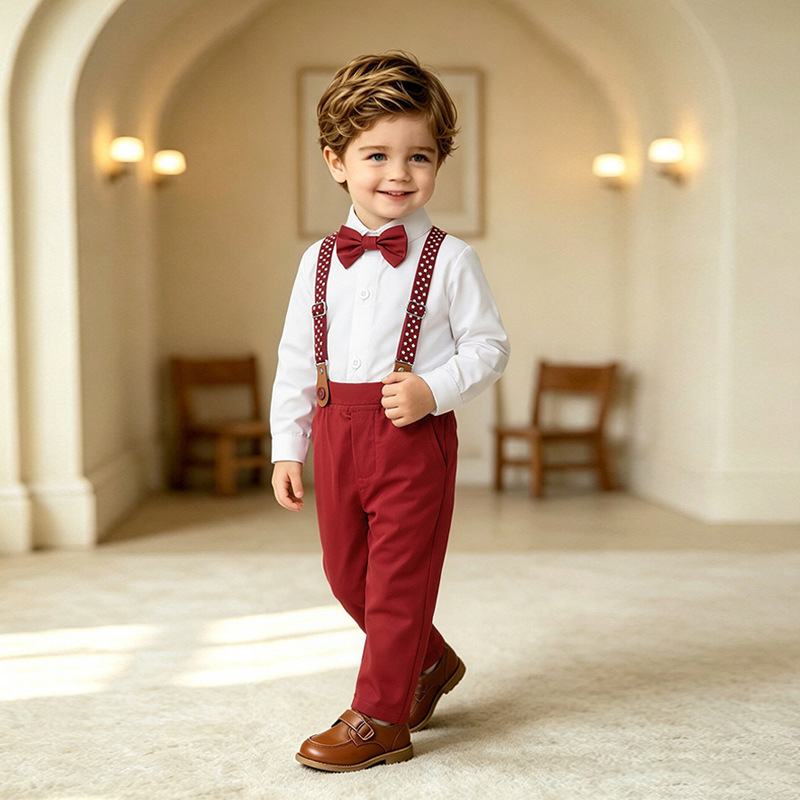 SpringAutumn Long-sleeve Boys' Outfit photo 1