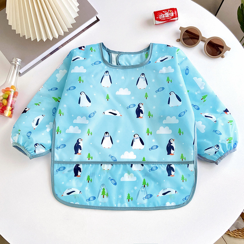 Baby Feeding Bib, Newborn Waterproof Cover Bib photo 2