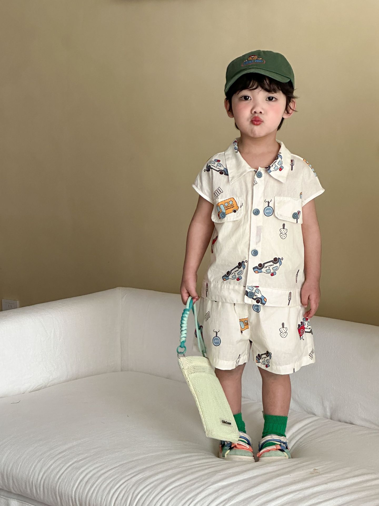 Thin Summer Shirt Set For Children photo 3