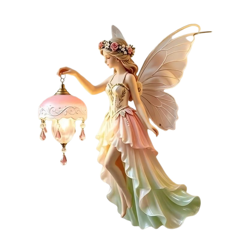 Resin Fairy Wall Lamp Ornament photo 4