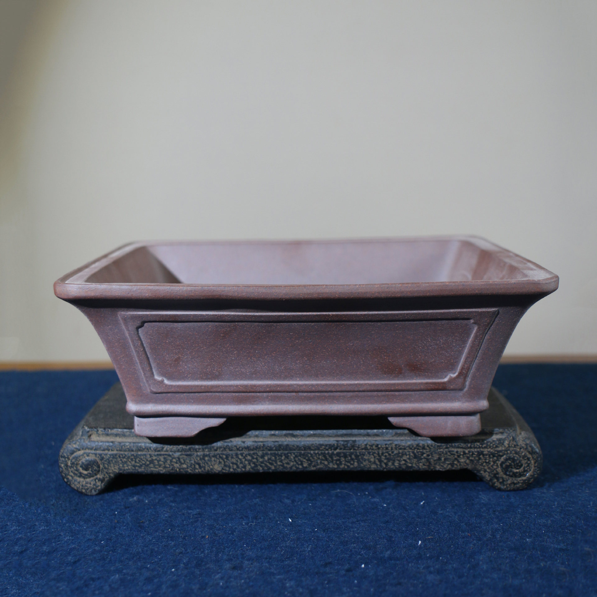 Long Kiln Wood-fired Rectangular Yixing Clay Flower Pot photo 5