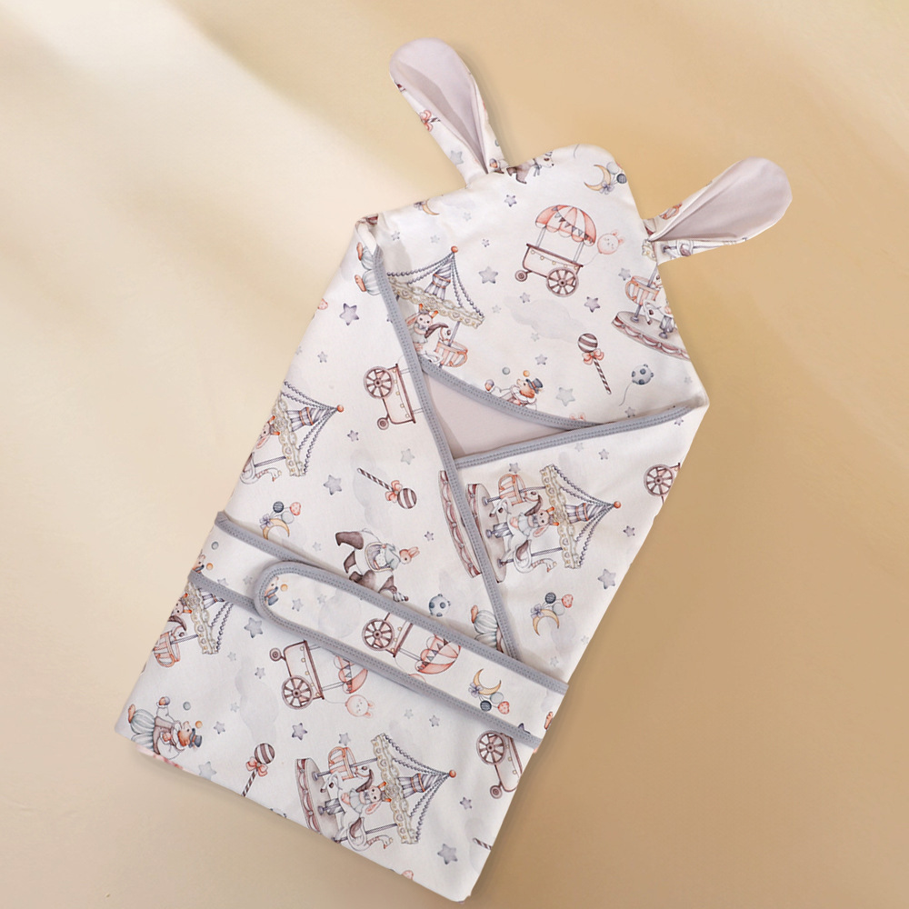 Newborn Nursery Swaddle Blanket Thin Style photo 3