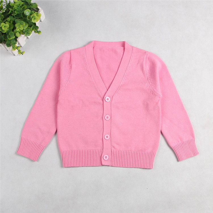 Children's V-neck Cardigan Sweater Small Jacket photo 6