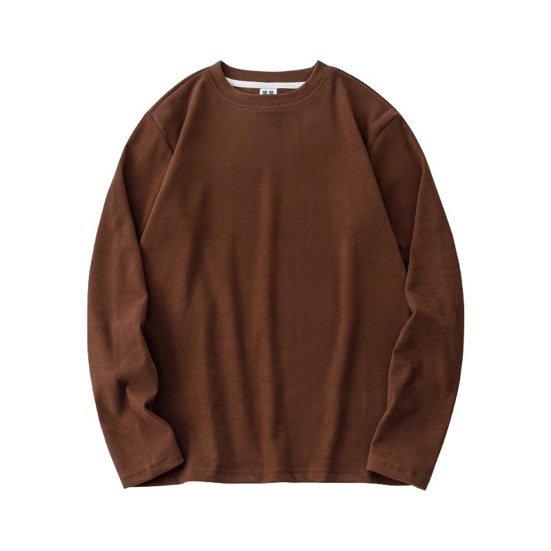 Mens Thermal Base Layer Shirt For Autumn And Winter Fleece-lined Extra-thick And Warm With A High Neck photo 2