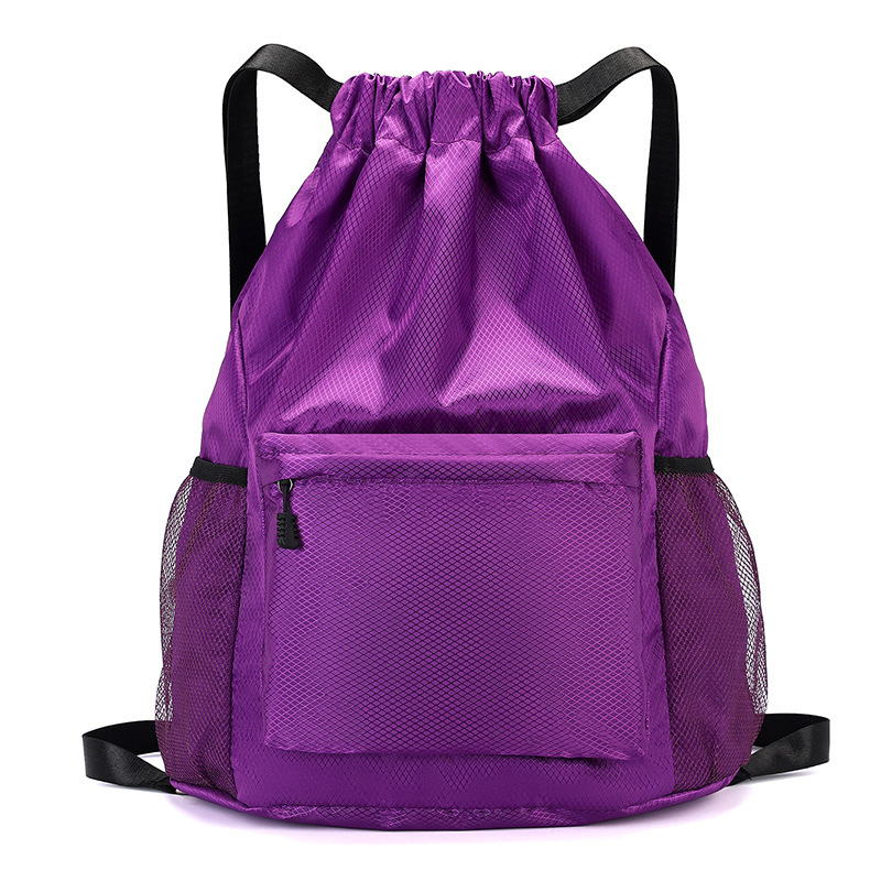Simple Drawstring Cinch Bag Travel Backpack photo 2