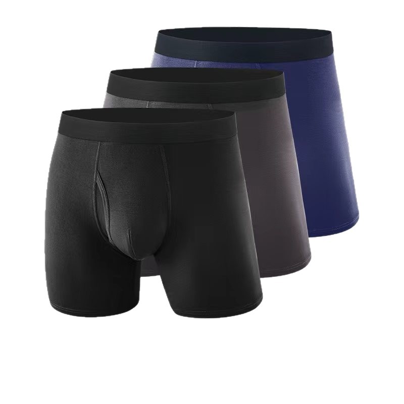 Mens Underwear Sports Plus-Size Boxer Briefs photo 3
