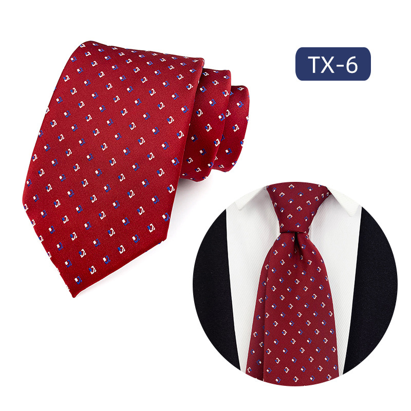 Mens Jacquard Woven Business-casual Tie photo 8