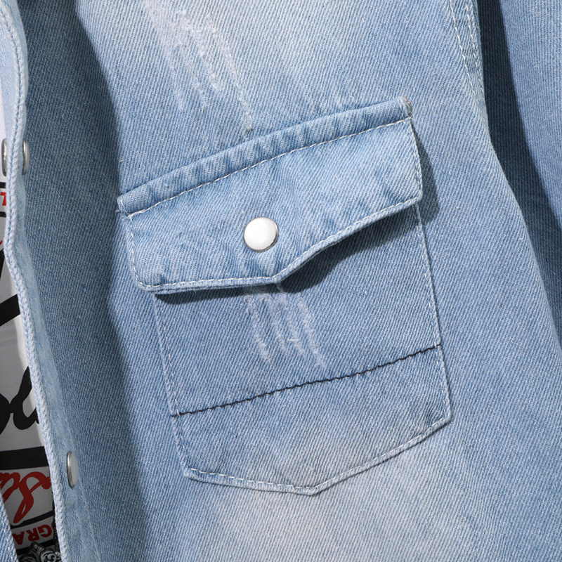 Simple Men's Workwear Shirt For Spring And Autumn photo 3
