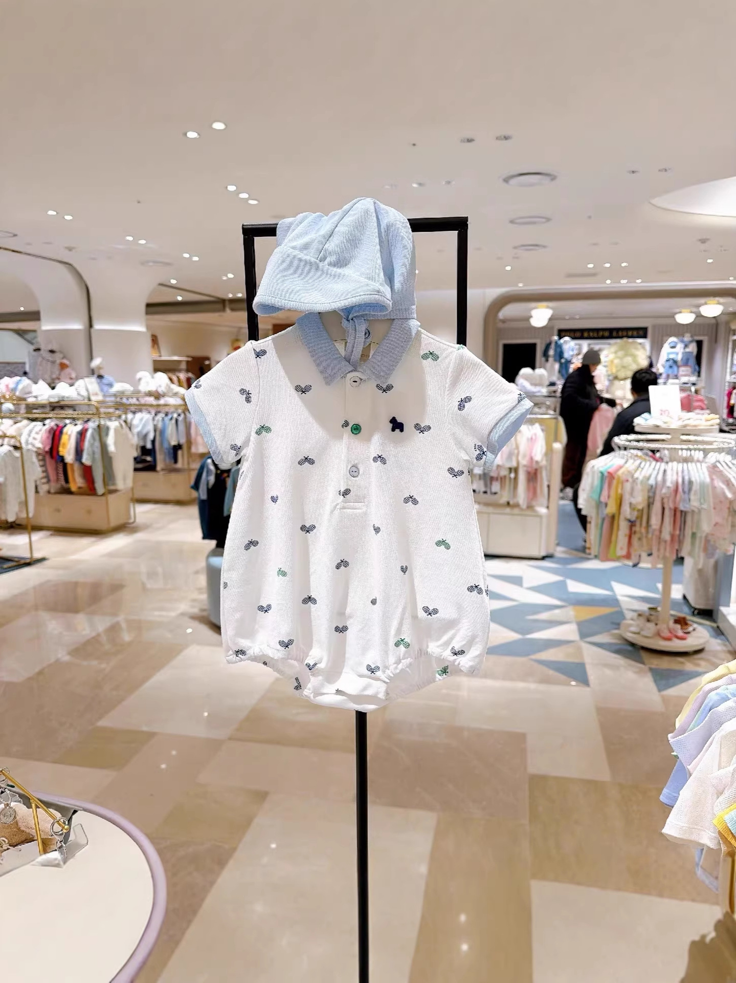 Children's Clothing Baby Romper With A Cute Turn-down Collar Hat photo 6