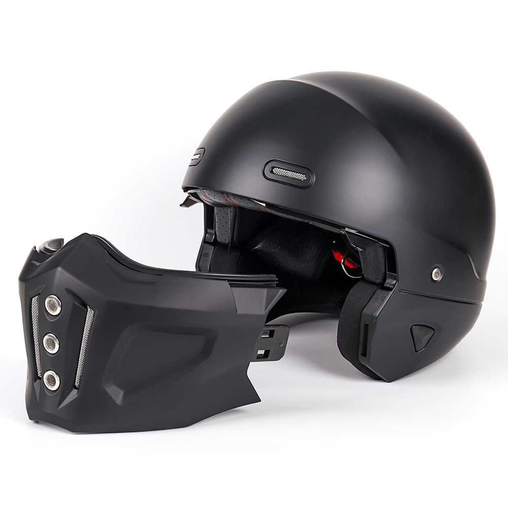 Retro All-Season Motorcycle Helmet photo 4
