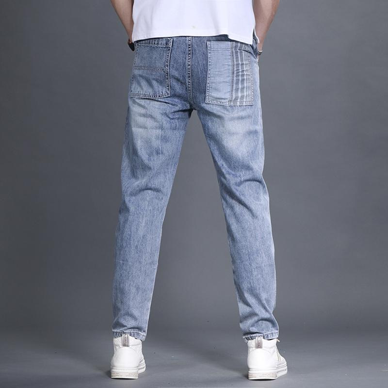 Youthful Trendy Jeans Fashionable Loose-fit Straight-leg Trousers photo 6