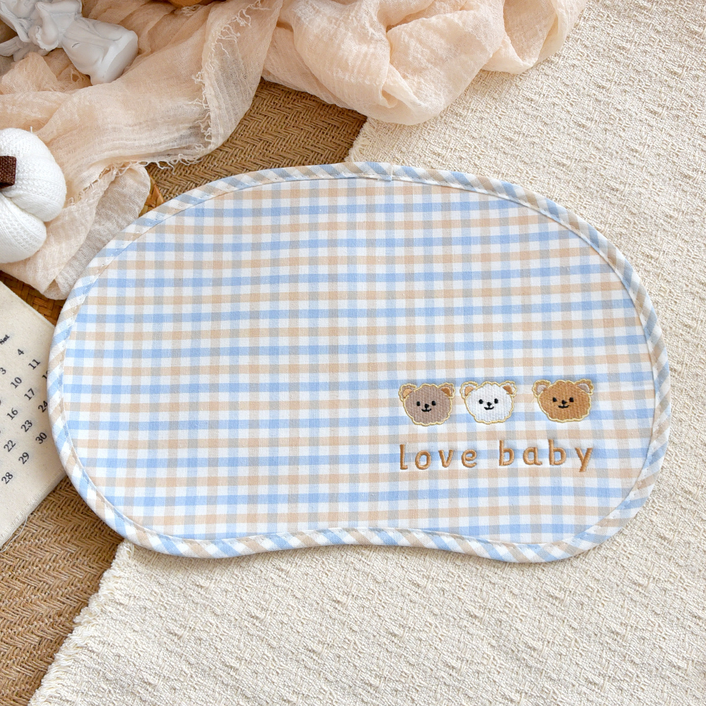 Infant And Toddler Summer Sweat-absorbing, Breathable Pillow Pillow Pad photo 2