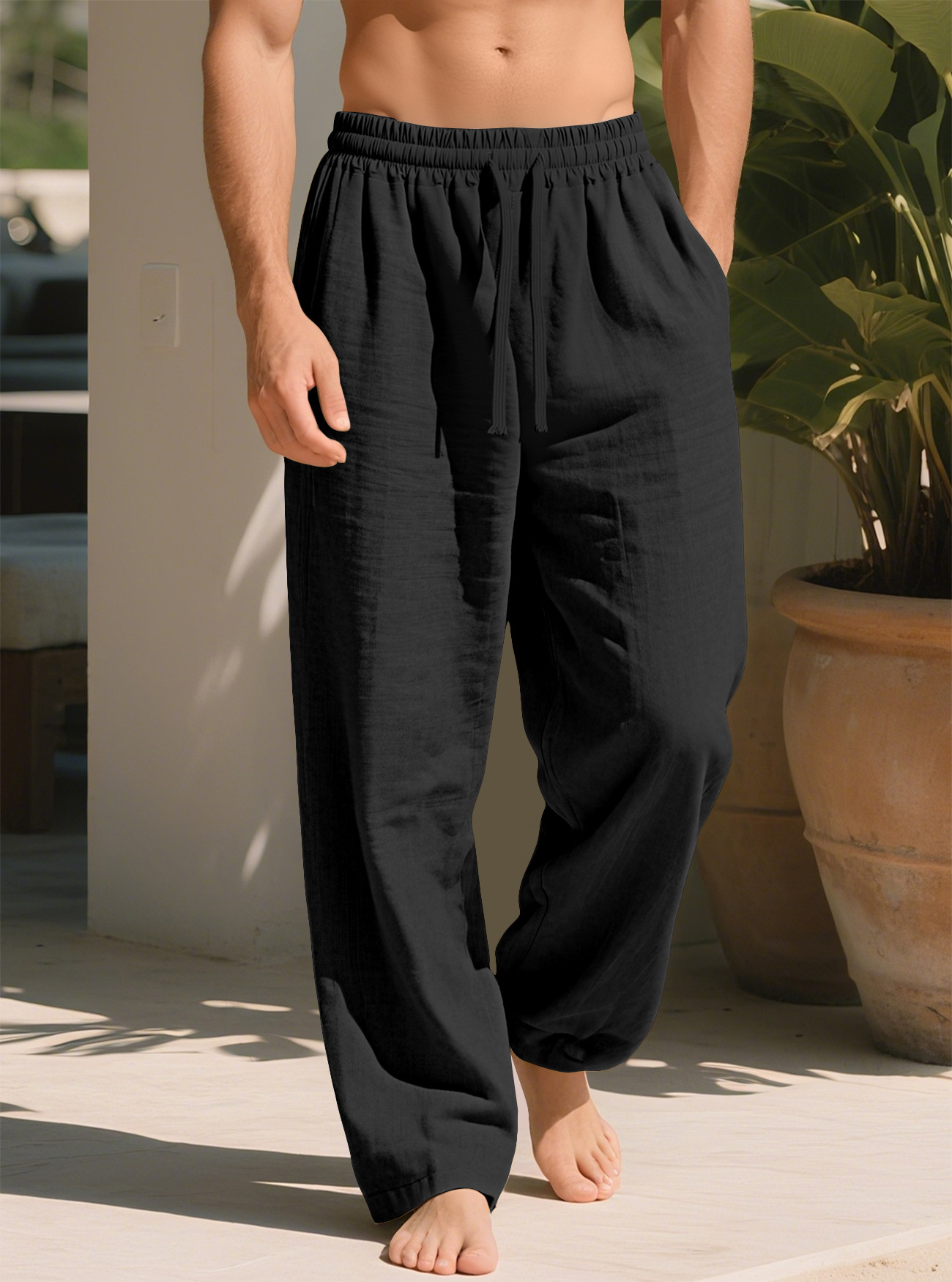 Loose Straight Casual Plus Size Breathable Quick-drying Trousers photo 2